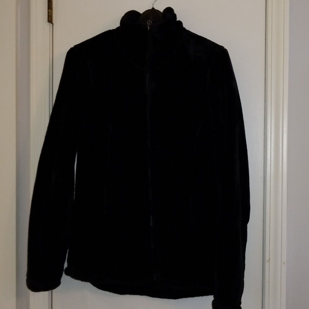 32 degree Heat Black Fuzzy Jacket
